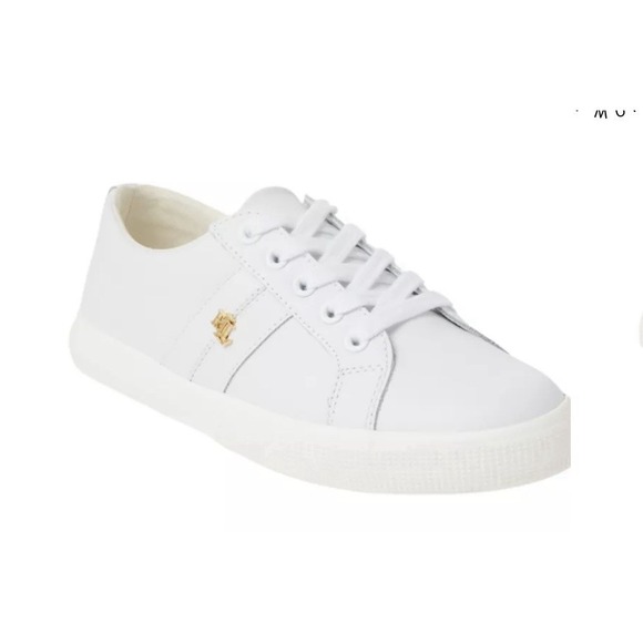 Lauren Ralph Lauren Janson II Sneakers Women's Optic White Comfort Shoes TZP927 - Picture 11 of 11